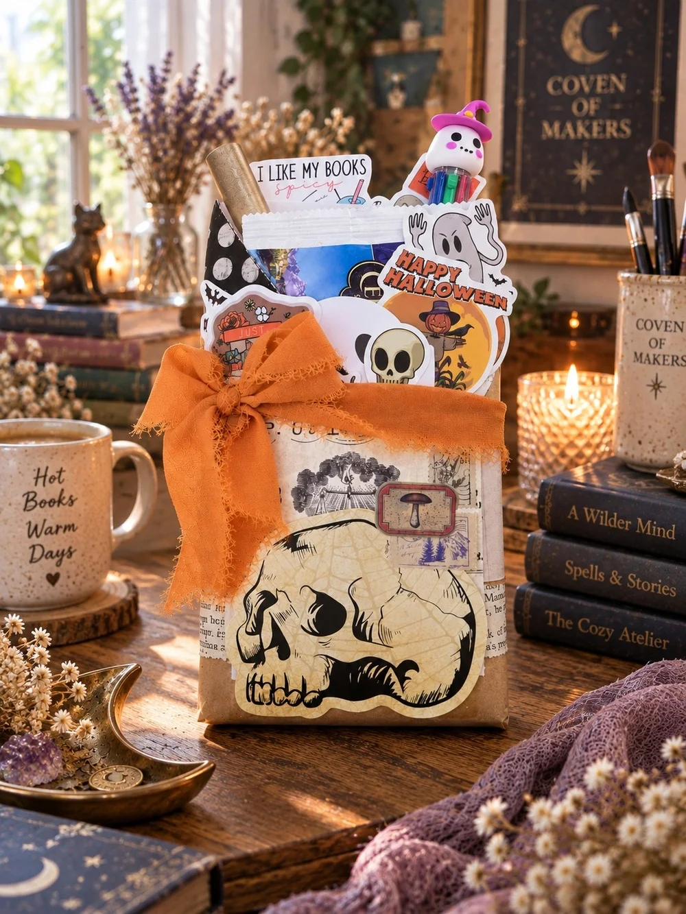 Blind Date With a Book Halloween Mystery Gif